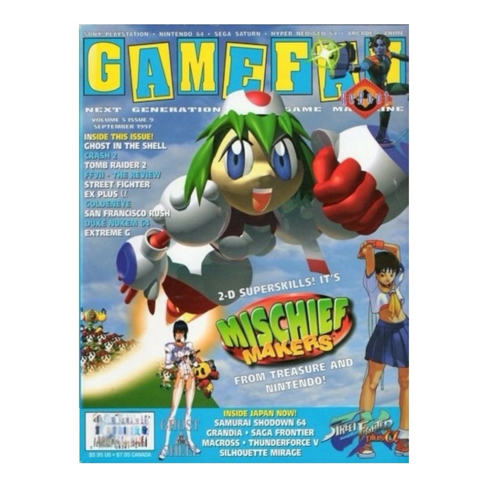 VINTAGE DIEHARD GAMEFAN MAGAZINE VOLUME 5 ISSUE 9 SEPTEMBER 1997